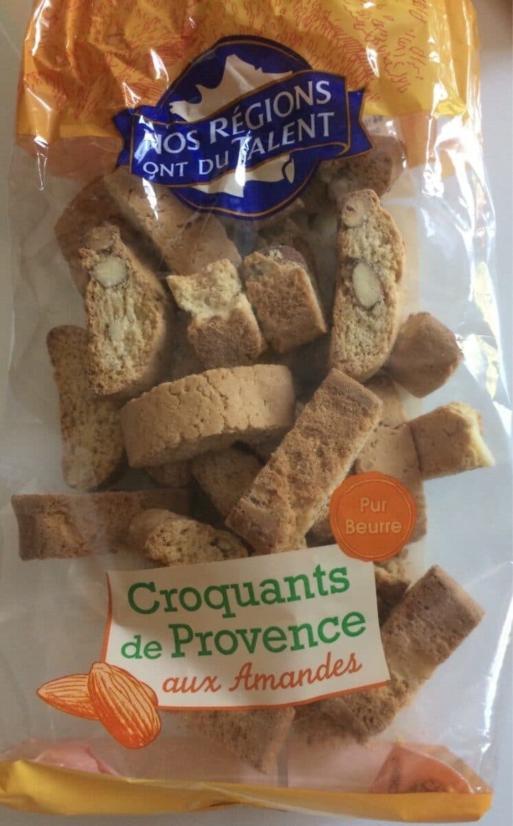 Nos Régions ont du Talent Croquants de Provence aux Amandes packshot