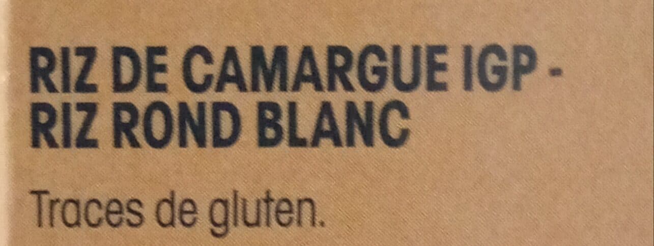 Nos régions ont du talent Riz de Camargue IGP Grain rond packshot