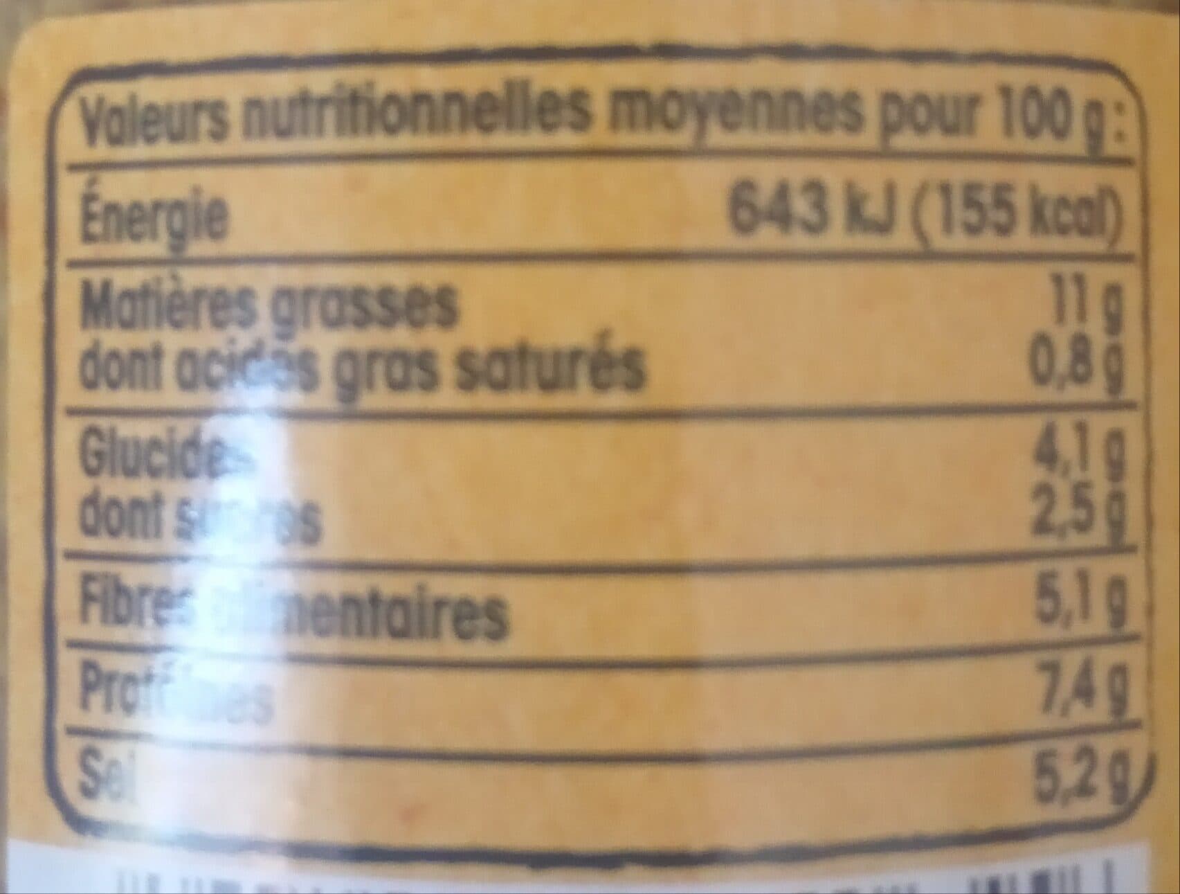 Nos Régions ont du Talent Moutarde à l'ancienne au vin blanc AOP Bourgogne Aligoté packshot