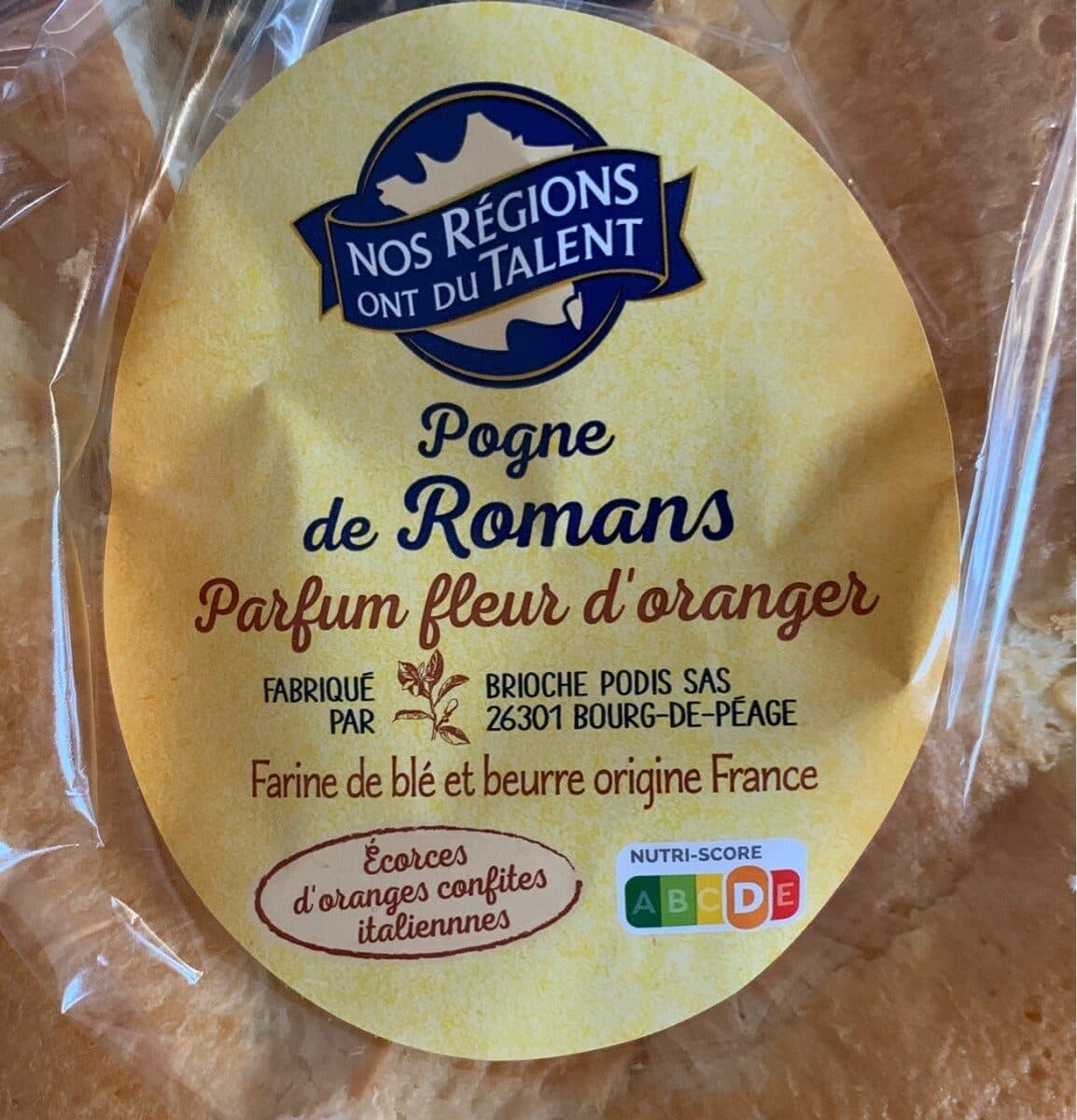 Leclerc Pognes De Romans Fleur Oranger, Nos Régions Ont Du Talent 400g packshot