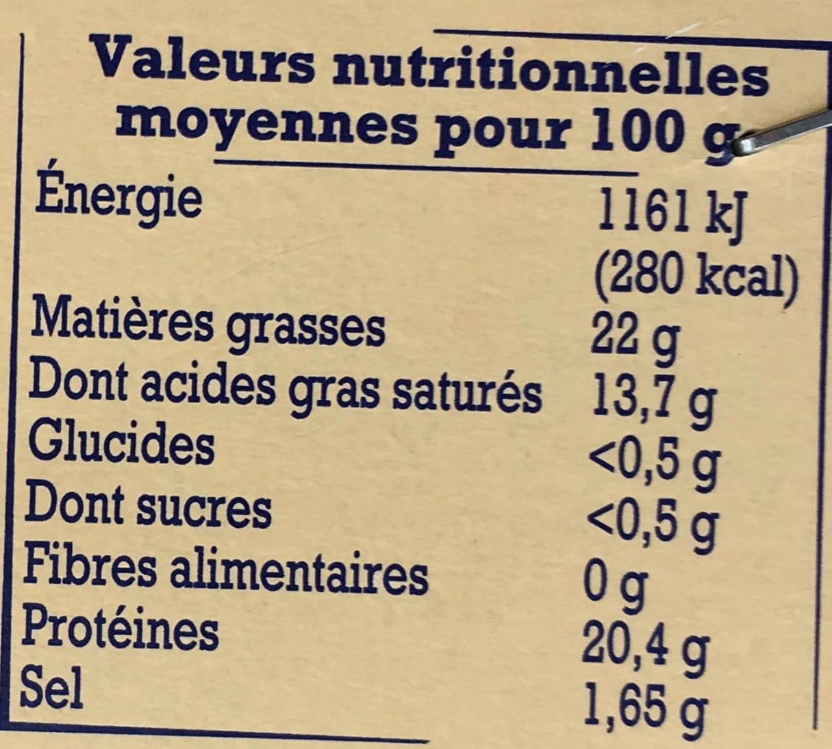 Nos Régions ont du Talent Petit Camembert au Lait Cru (22 % MG) packshot