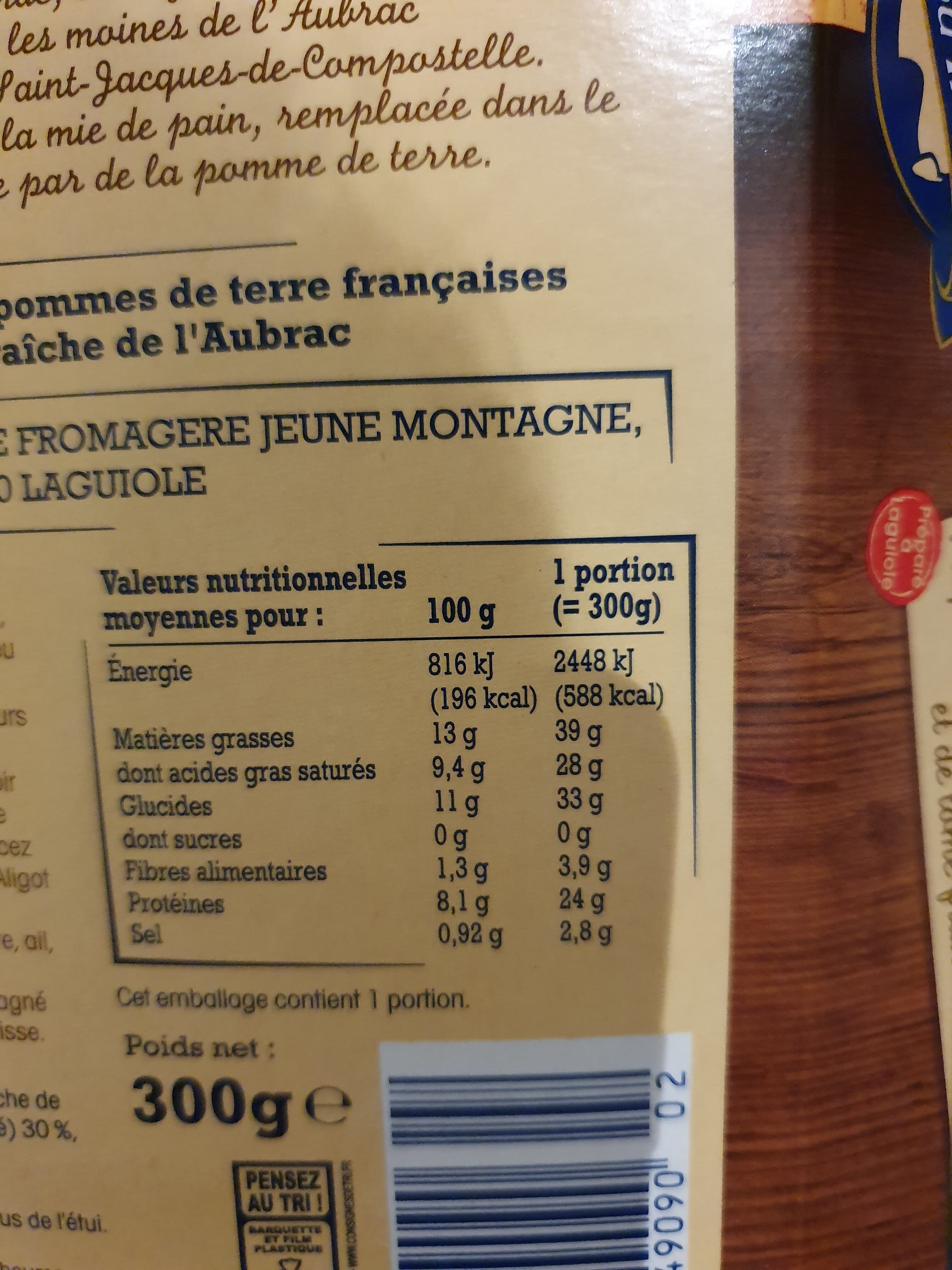 Leclerc Aligot de l'Aubrac packshot
