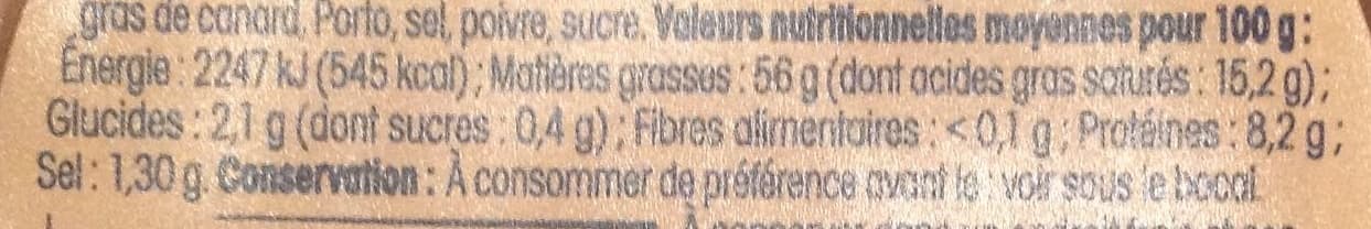Nos Régions ont du Talent Foie gras de canard entier du Périgord packshot