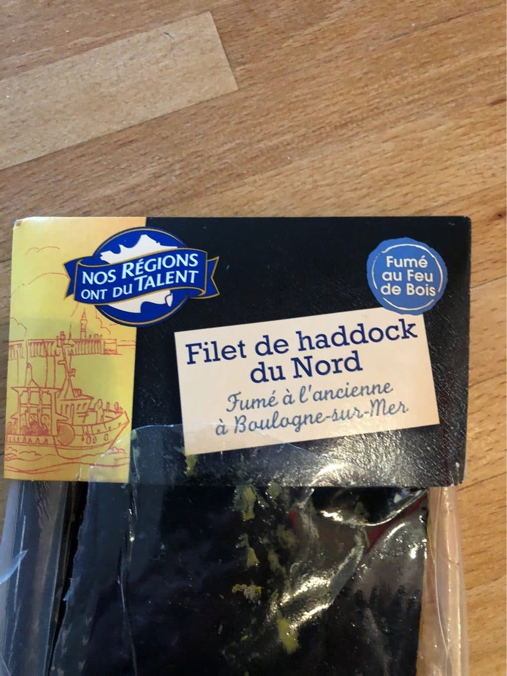Leclerc Filet Haddock du Nord Nos régions ont du tallent packshot