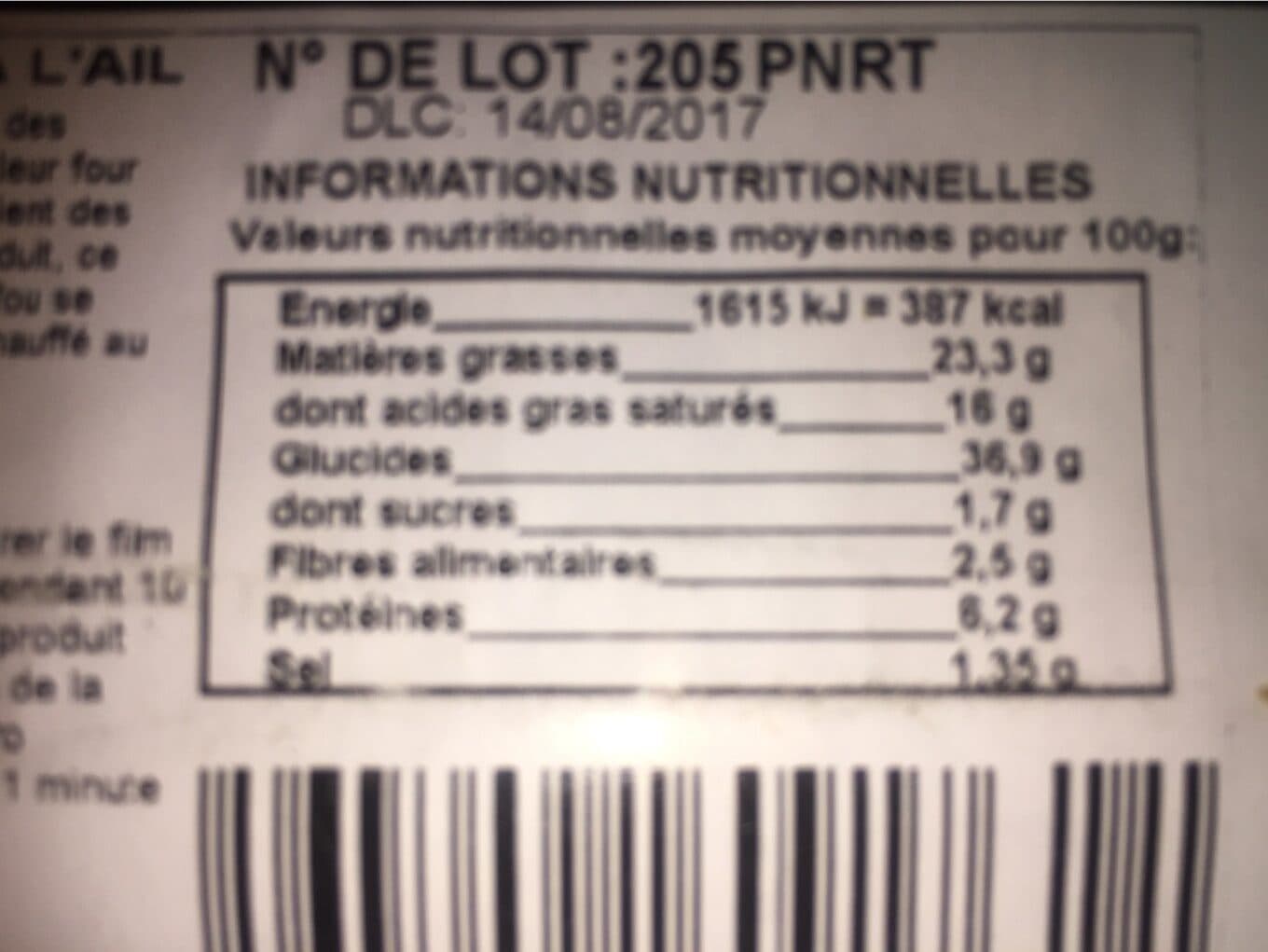 Nos Régions ont du Talent Leclerc Préfou Vendéen a l'ail Nos régions Ont Du Talent 280g packshot