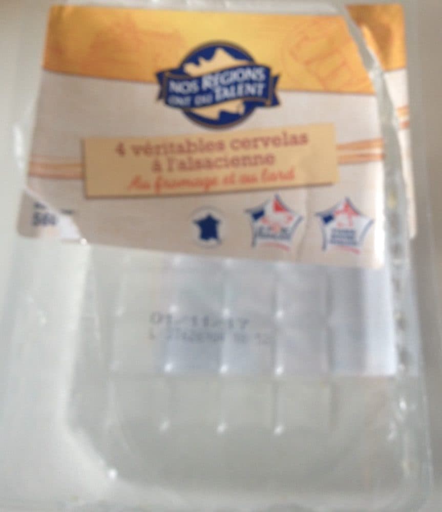 Leclerc 4 cervelas à l'alsacienne packshot