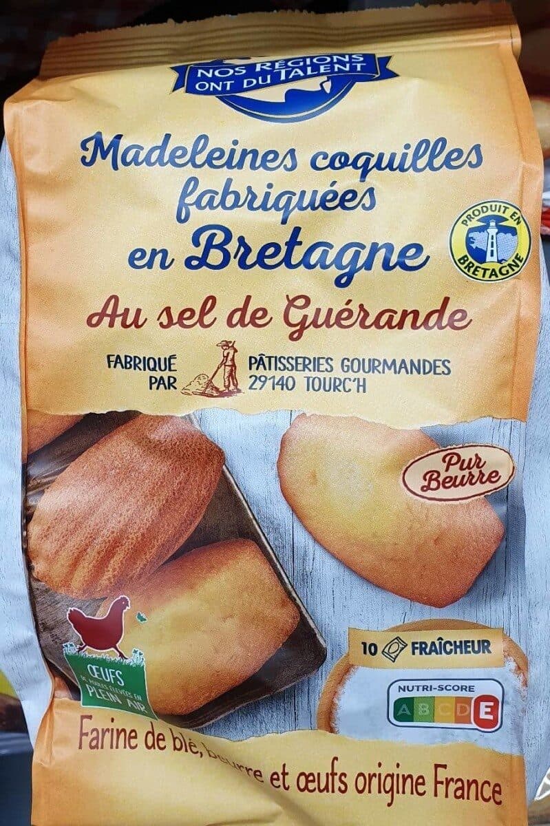 Nos régions ont du talent Madeleine coquilles au sel de Guérande packshot