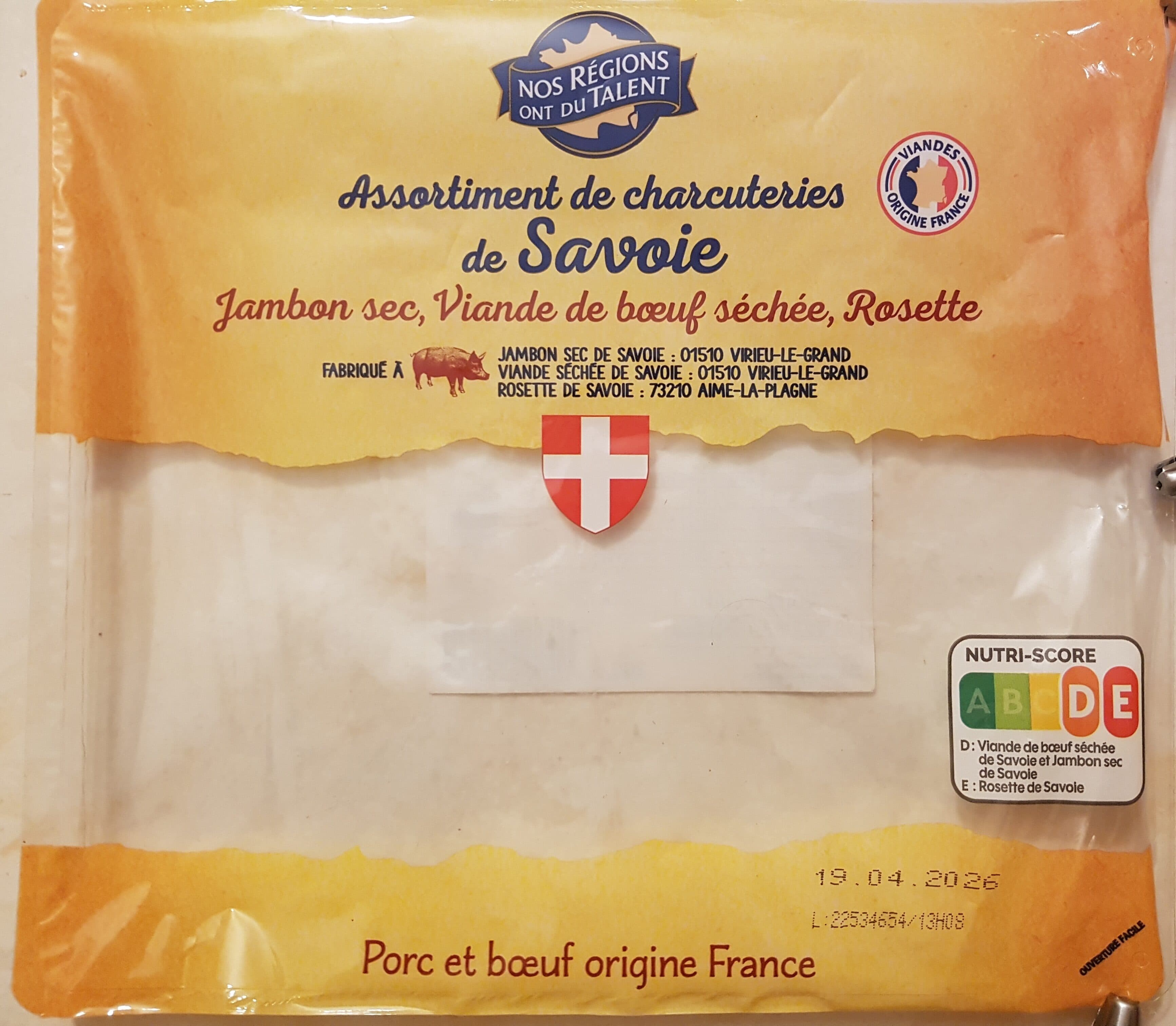 Leclerc Assortiment de charcuteries de Savoie packshot