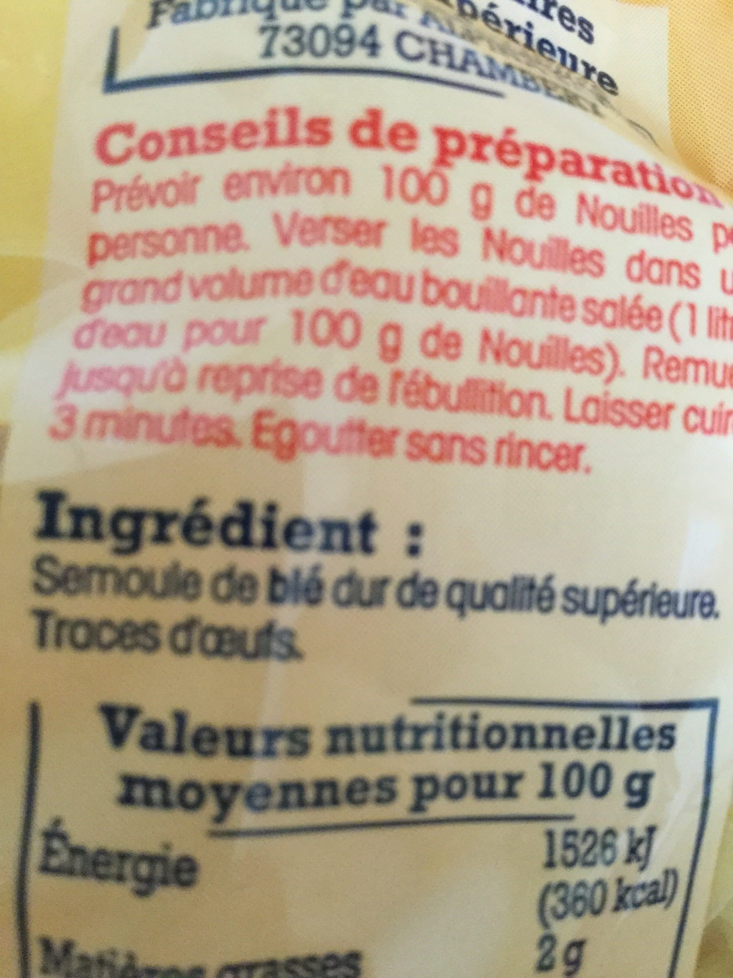 Leclerc Nouilles de Savoie packshot