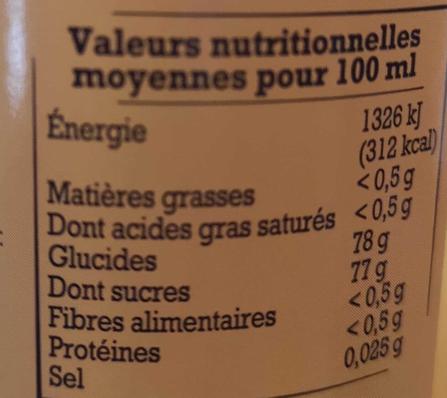 Routin Sirop de pêche de Provence pur sucre de canne packshot