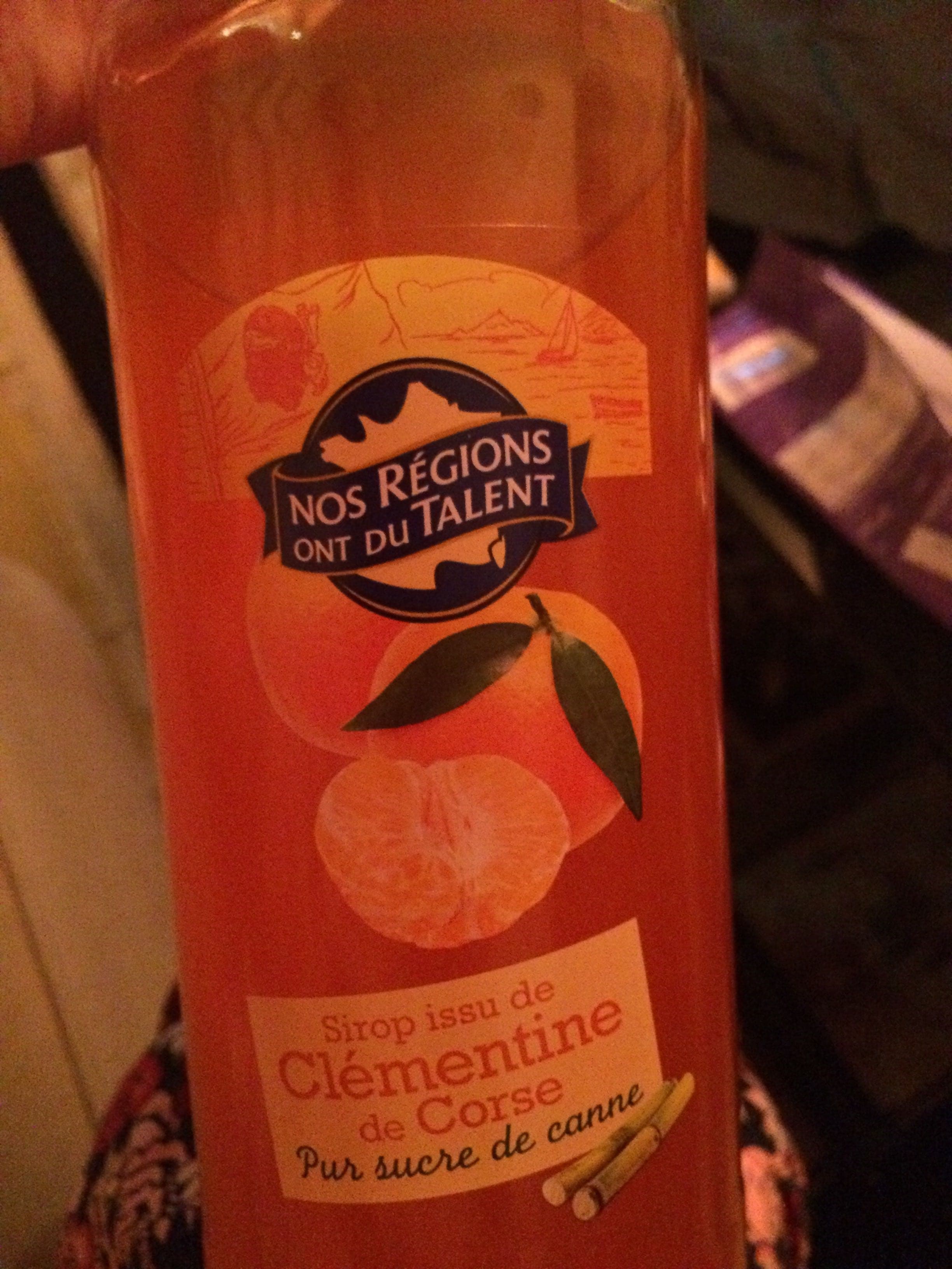 Leclerc Sirop de Clémentine de Corse packshot