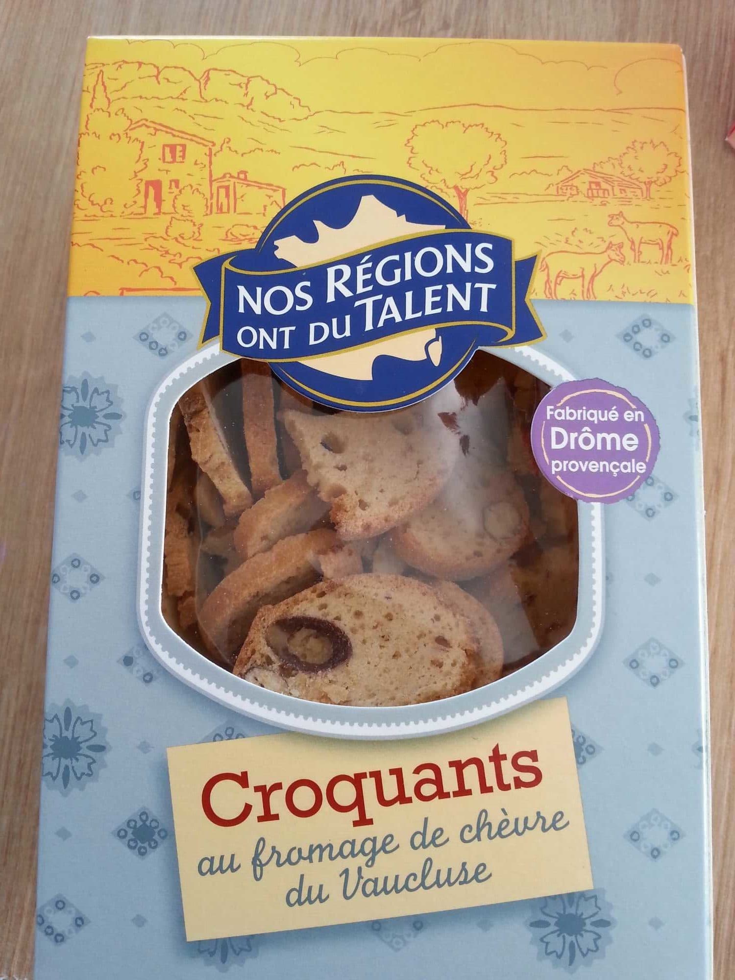 Biscuiterie de Provence Croquants au fromage de chèvre du vaucluse packshot