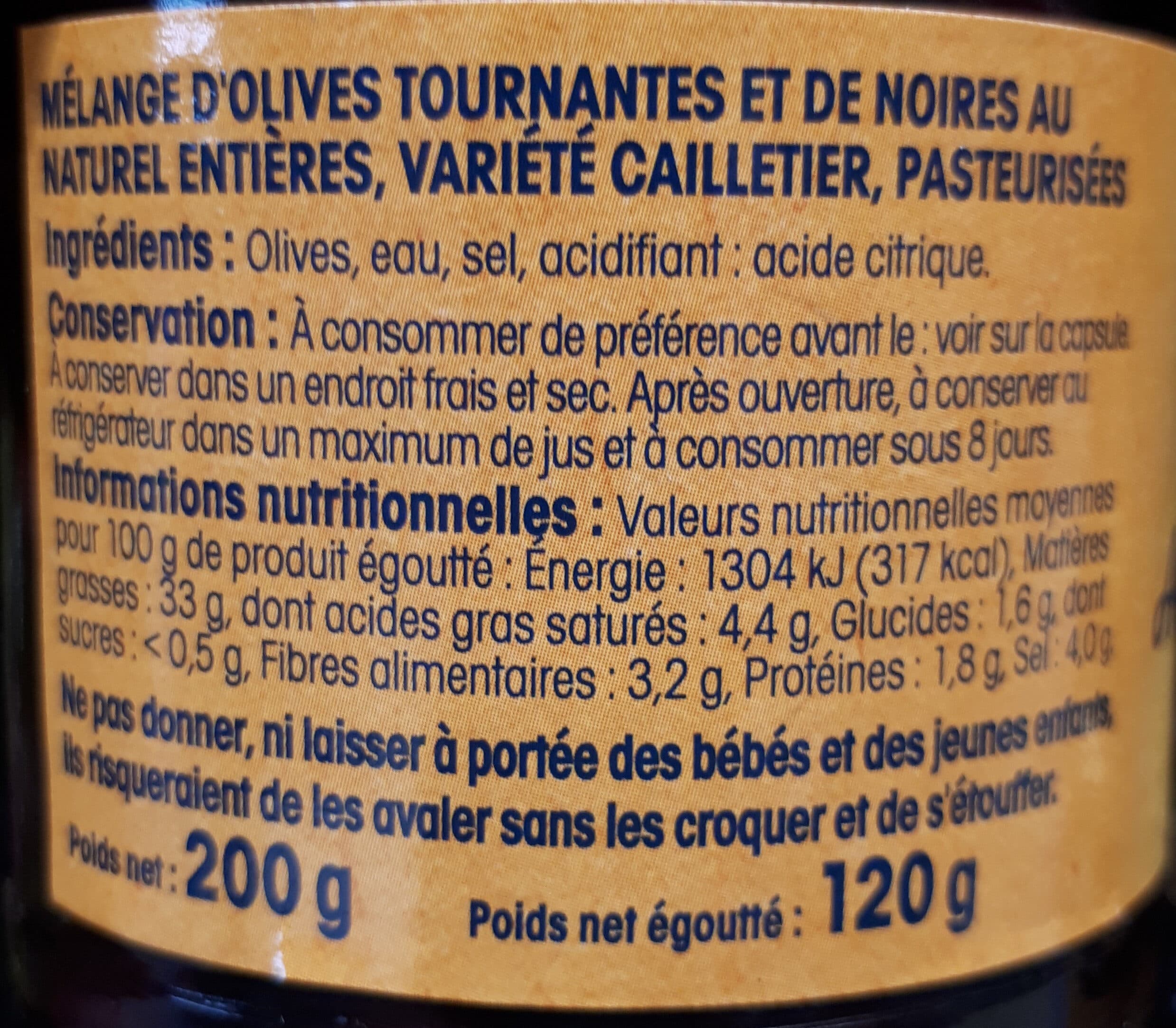 Leclerc Olives noires la cailletier Nos Régions Ont Du Talent packshot