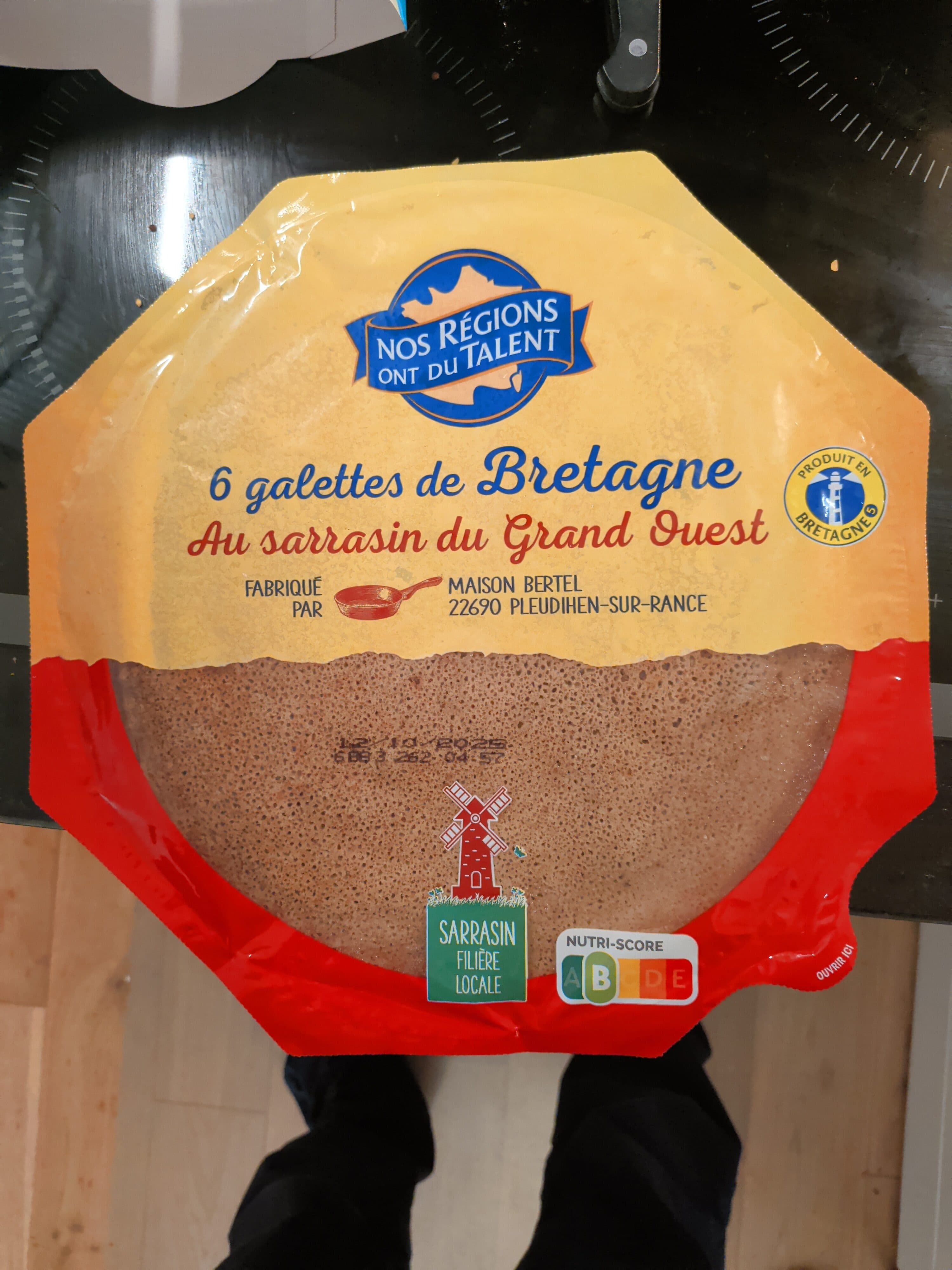 Nos Régions Ont Du Talent Galettes de Bretagne au sarrasin packshot
