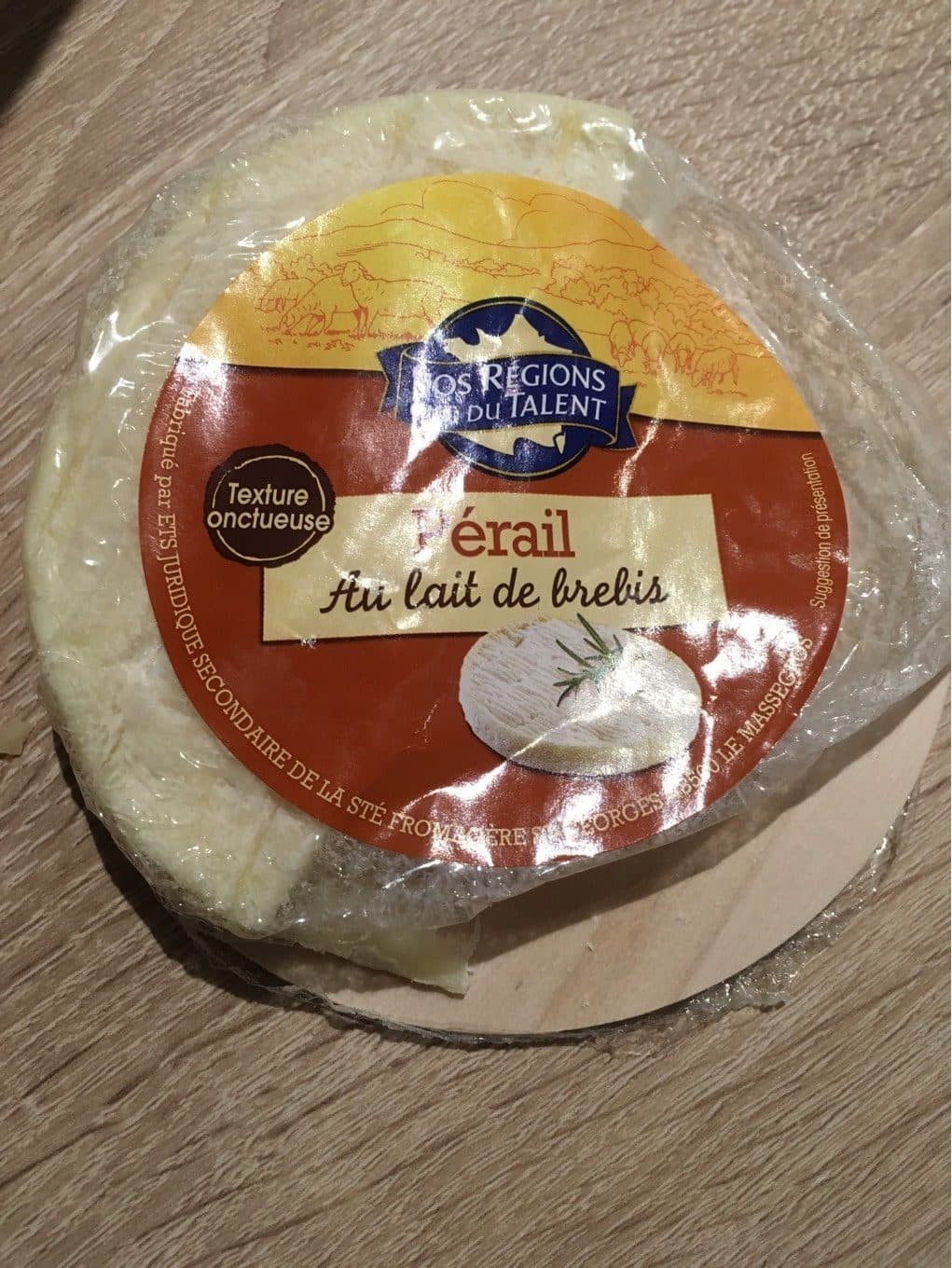 Nos Régions ont du Talent Fromage perail lait de brebis Nos Régions Ont Du Talent packshot