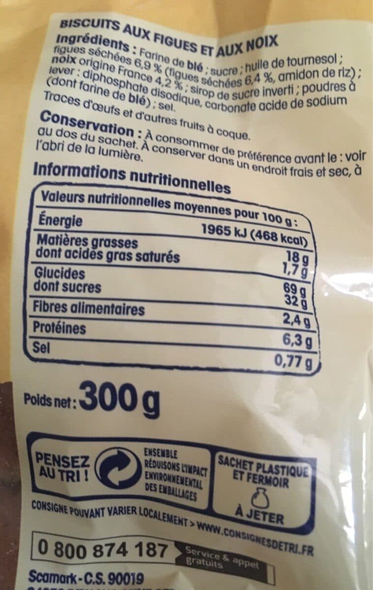 Biscuiterie d'Afa Biscuits Canistrelli figue noix packshot