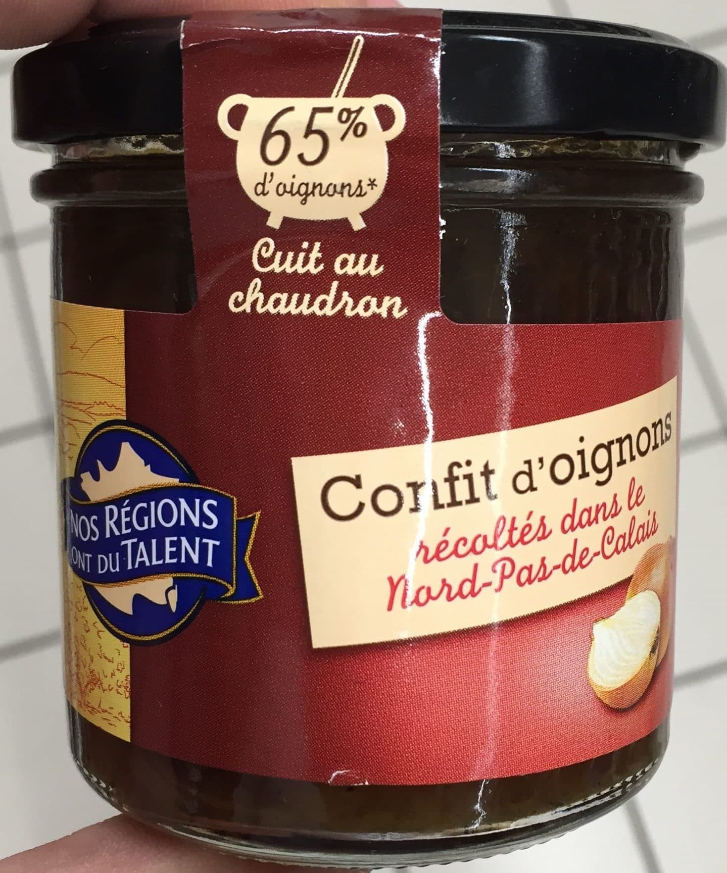 Leclerc Confit d'oignons packshot
