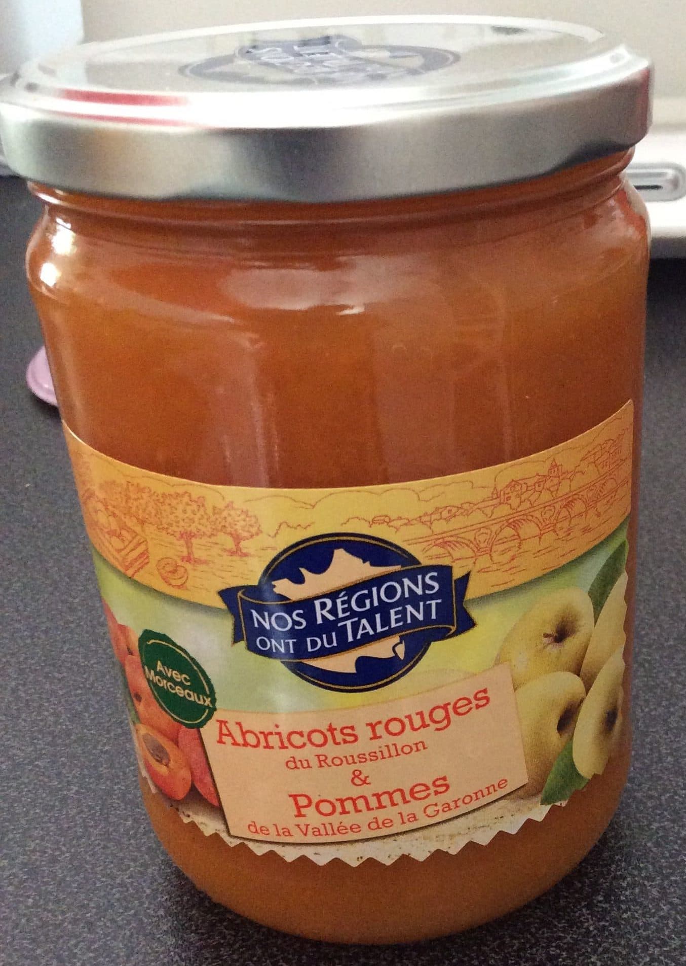 Leclerc Compote d’abricots rouges du Roussillon packshot