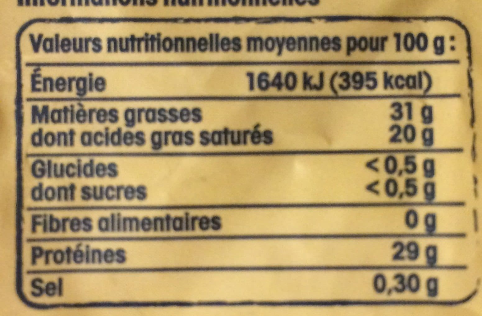 Nos régions ont du talent Emmental rapé de Savoie packshot