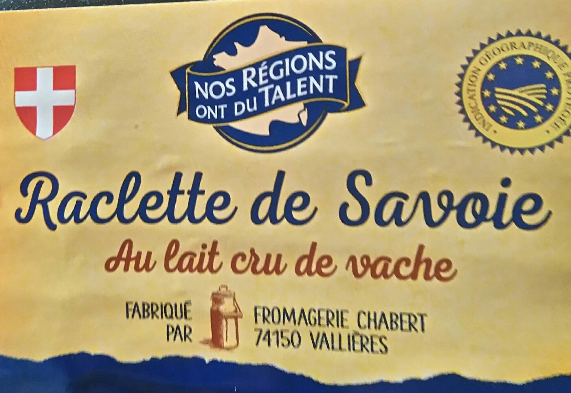 Fromagerie Chabert Raclette de Savoie packshot