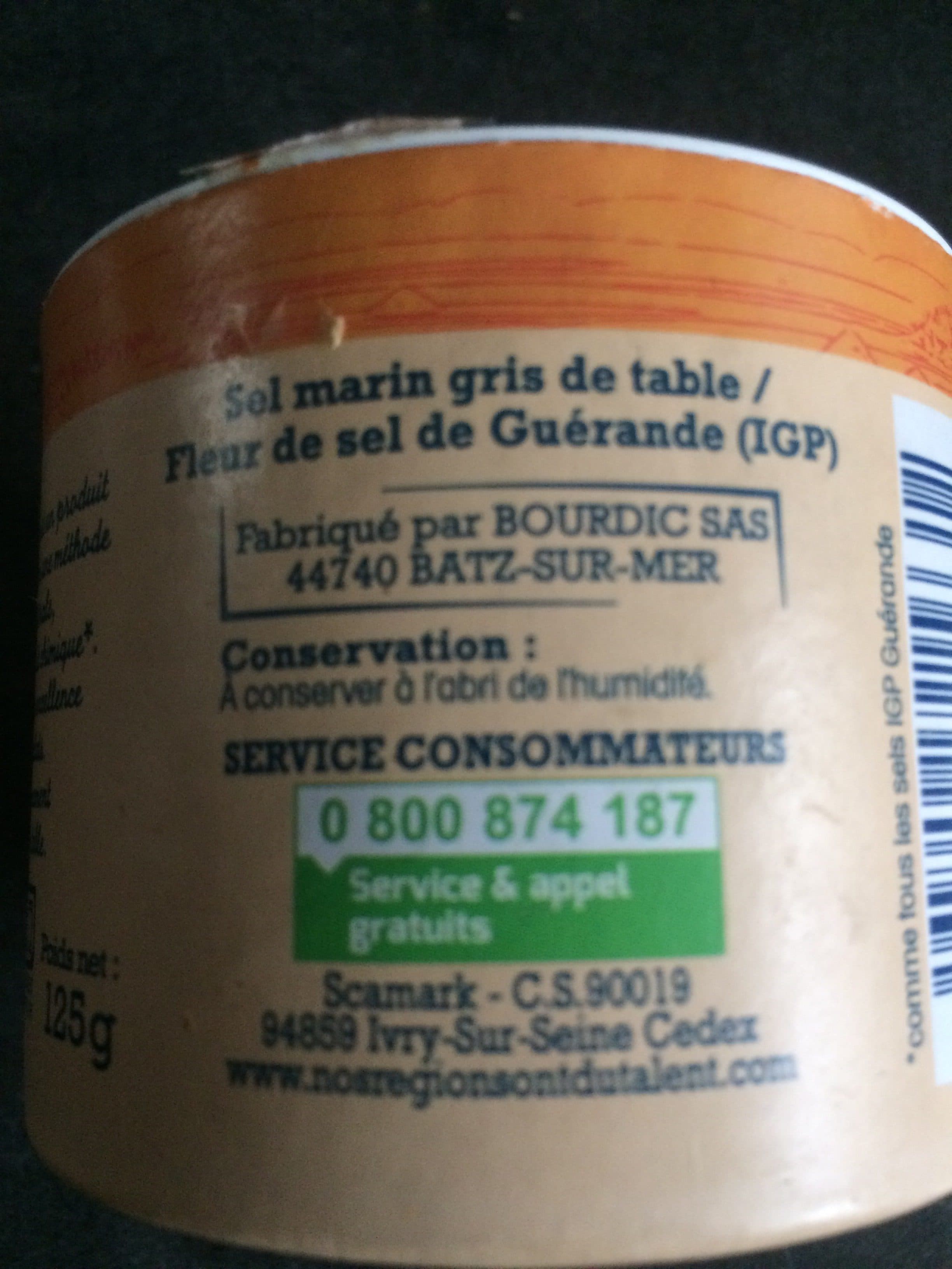 Leclerc Fleur de sel de Guérande Nos Régions Ont Du Talent packshot