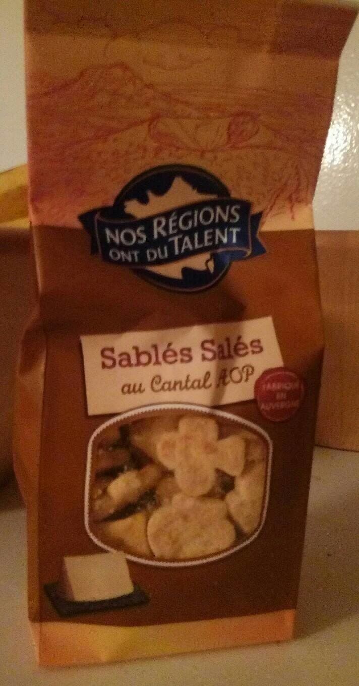 Leclerc Sablés salés au Cantal AOP packshot