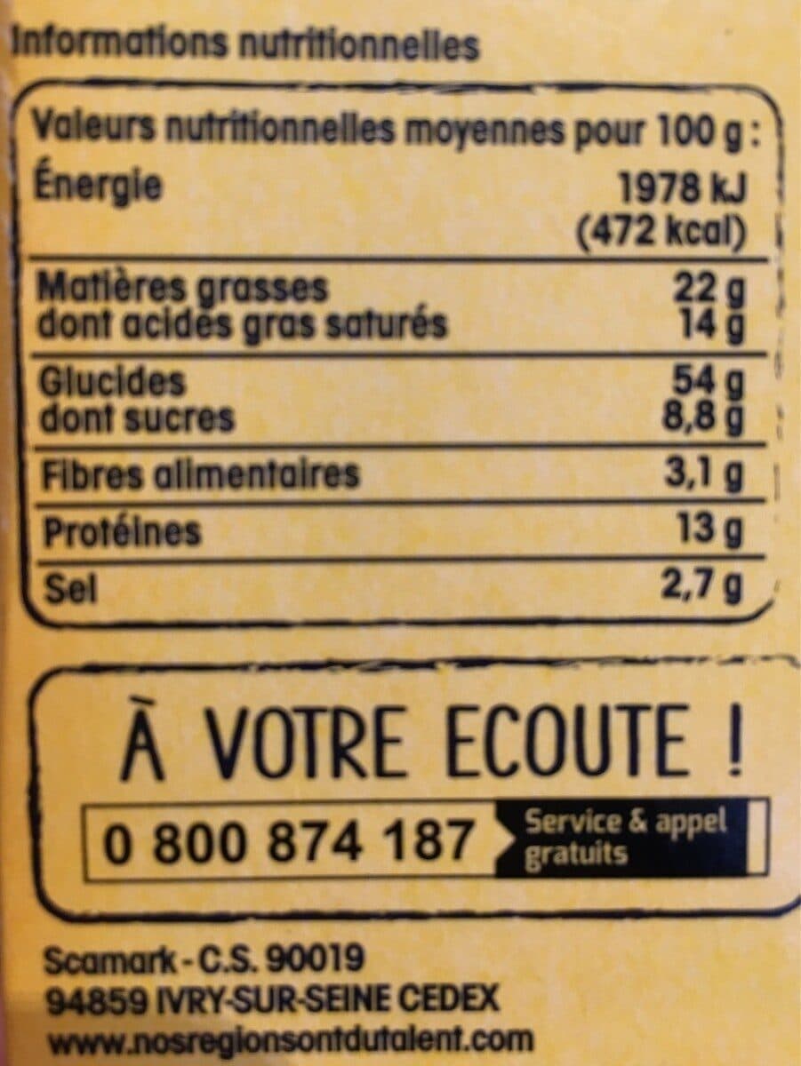 Leclerc Gaufre mimolette ail Nos Régions Ont du Talent packshot