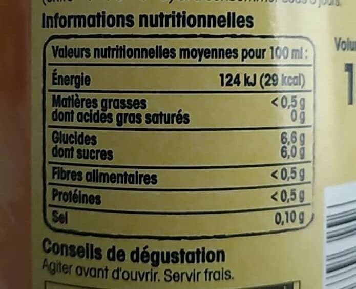 Leclerc Jus de carotte packshot