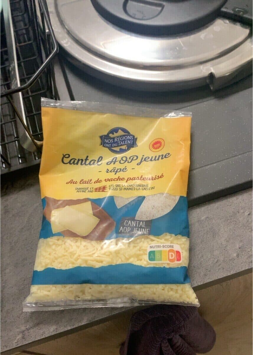 Leclerc Cantal jeune rapé packshot