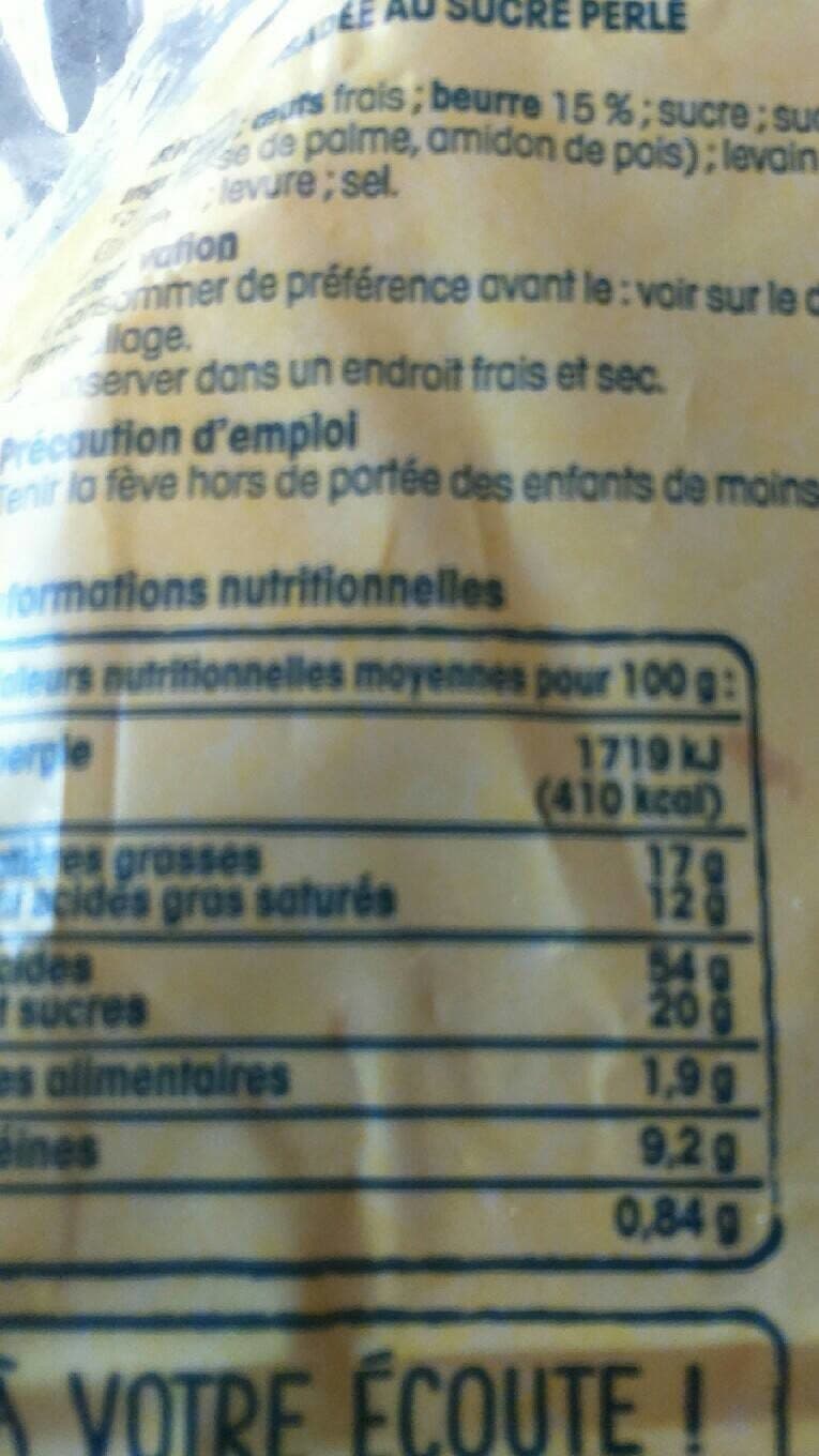 Leclerc Couronne des rois saupoudrée de perles de sucre packshot