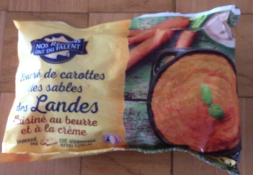 Leclerc Ecrasé de carottes des sables des Landes packshot