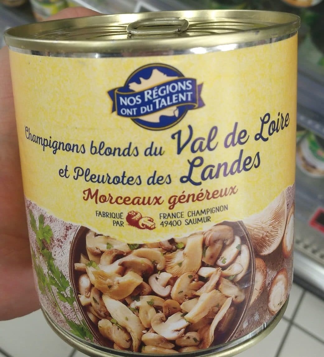 Nos Régions Ont du Talent Champignons Blonds du Val de Loire & Pleurotes des Landes packshot