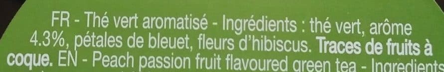 Maison Taillefer 7 - Thé Vert Saveur Pêche, Fruits de la Passion packshot