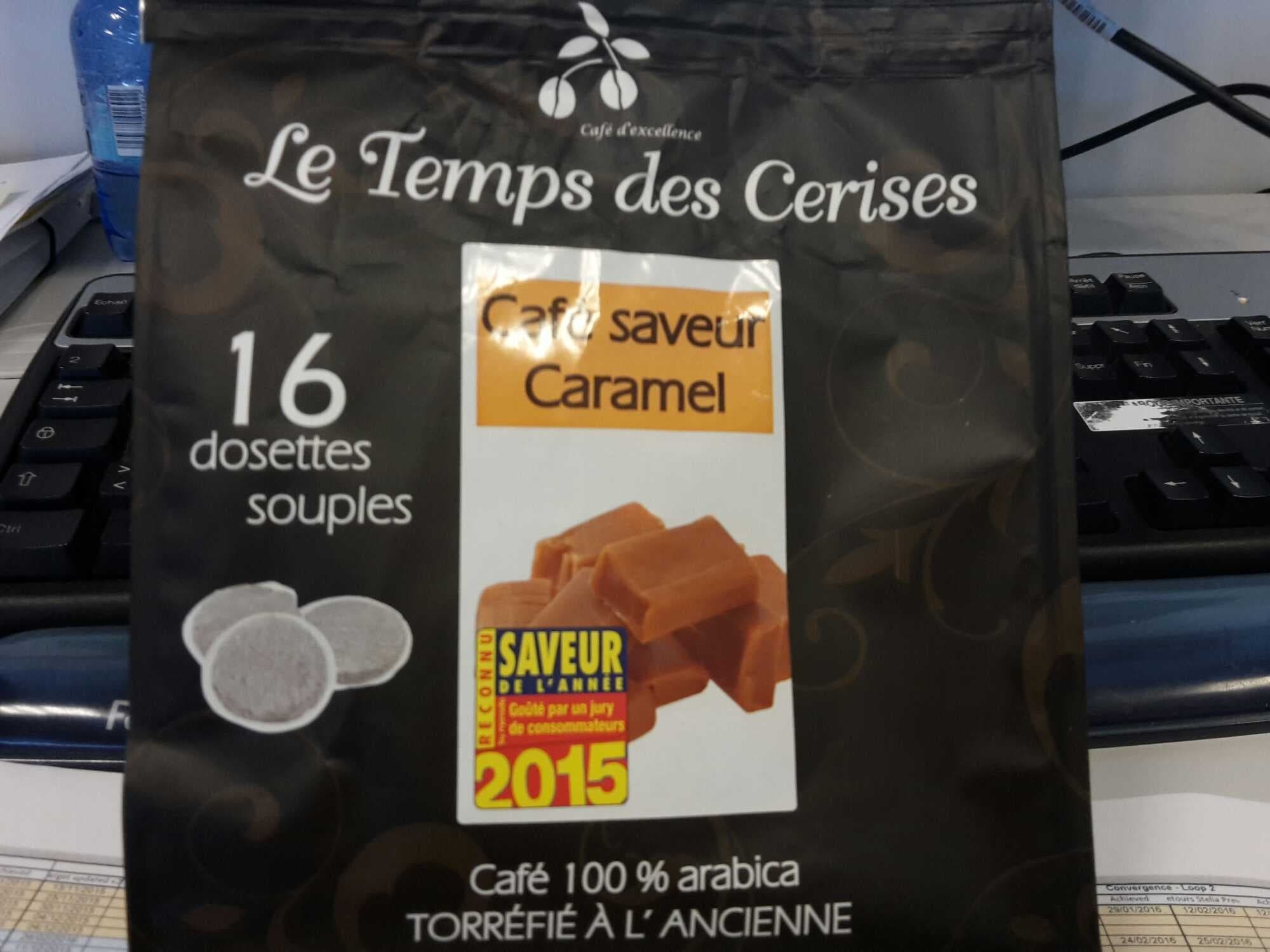 le temps des cerises Cafe saveur caramel packshot