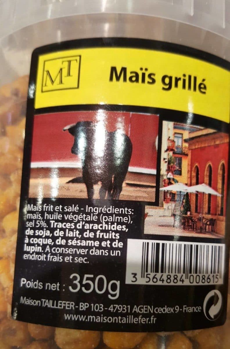 Maison Taillefer Maïs grillé packshot