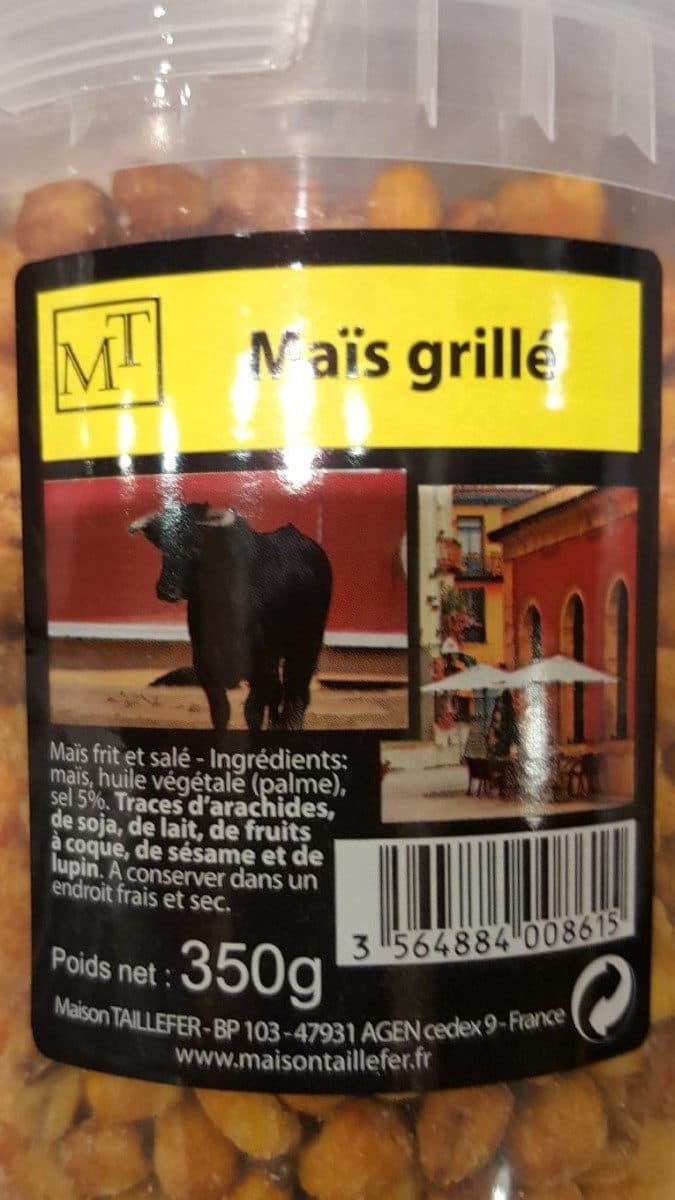 Maison Taillefer Maïs grillé packshot