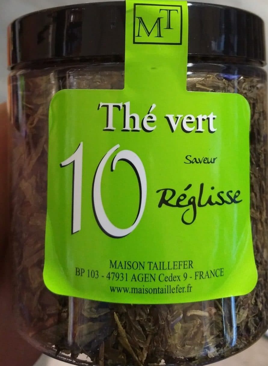 Maison Taillefer 10 - Thé Vert Saveur Réglisse packshot