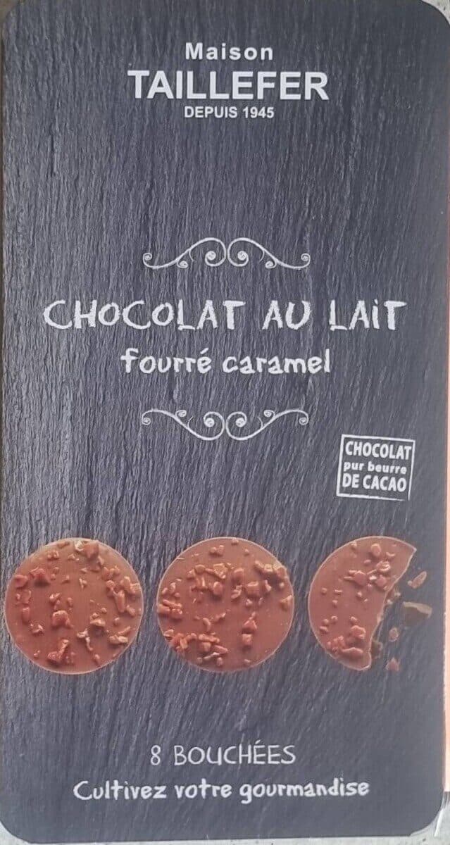 Maison taillefer Maison Taillefer Chocolat Au Lait Pur Beurre De Cacao Fourrage Au Caramel Au Beurre Salé 75G - Lot X6 packshot