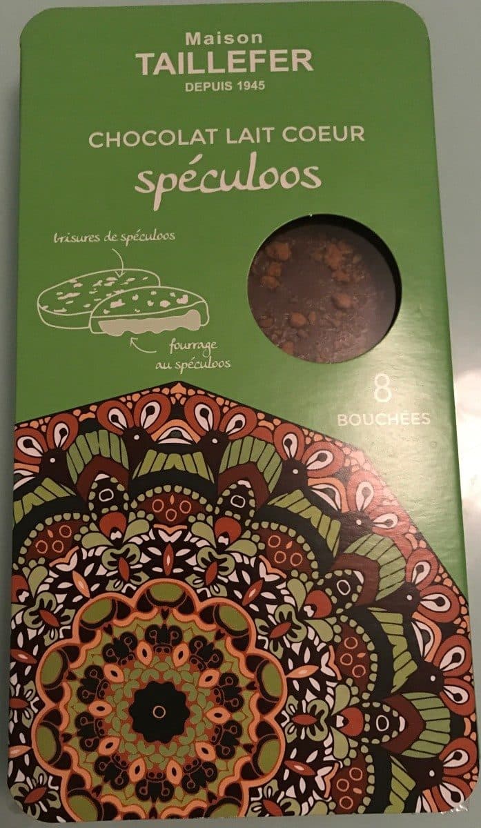 Maison Taillefer Chocolat au Lait Fourré Spéculoos packshot