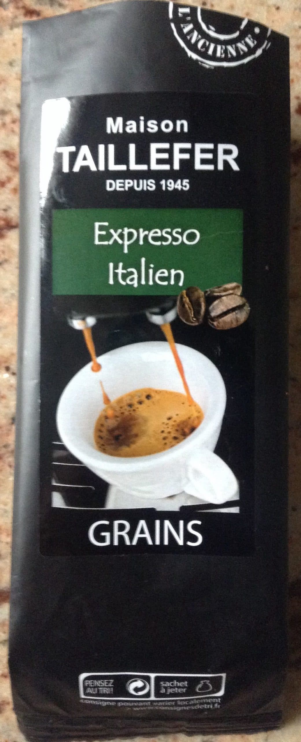 Maison Taillefer Café dégustation 100% Arabica corsé packshot