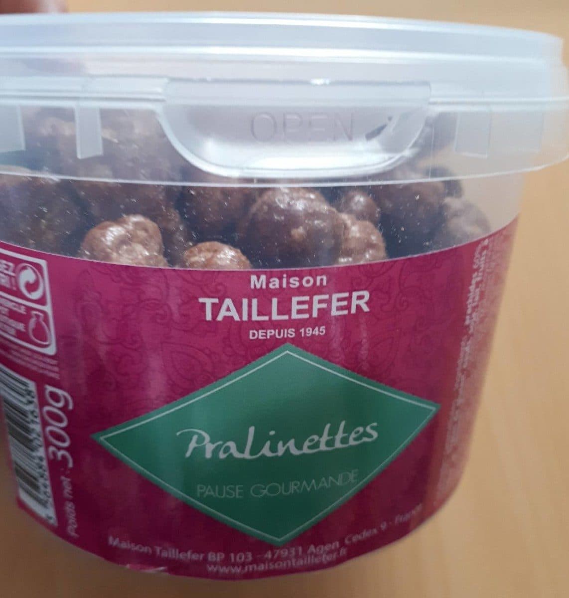 Maison Taillefer Pralinettes packshot