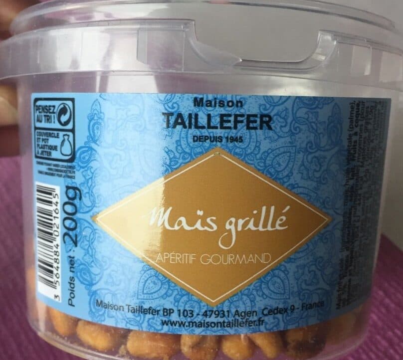 Maison Taillefer Maïs grillé packshot