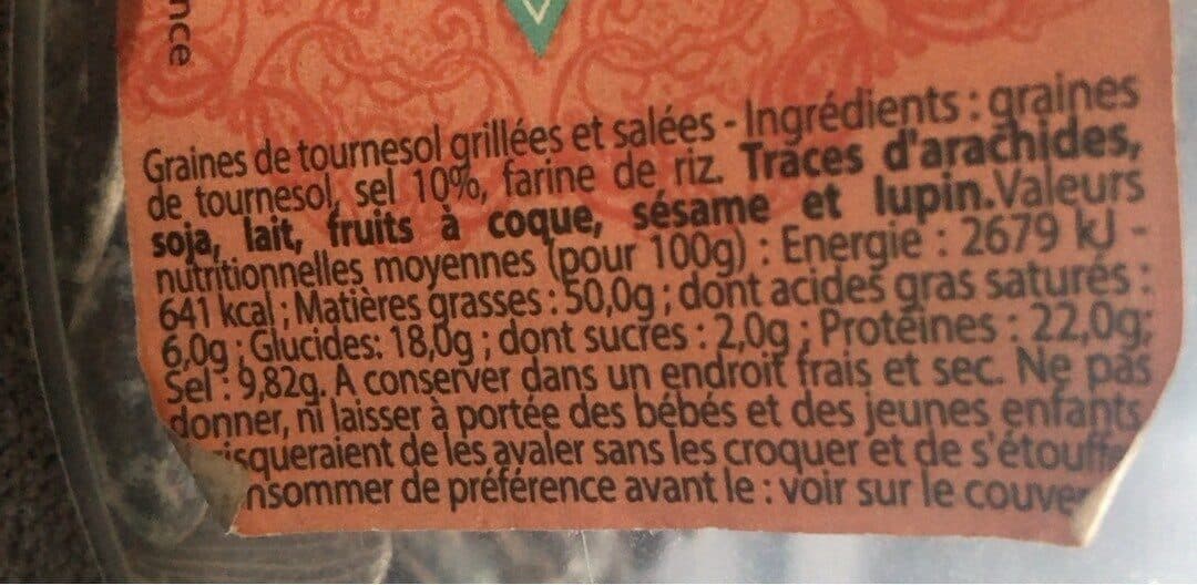 Maison Taillefer Pipas de tournesol packshot
