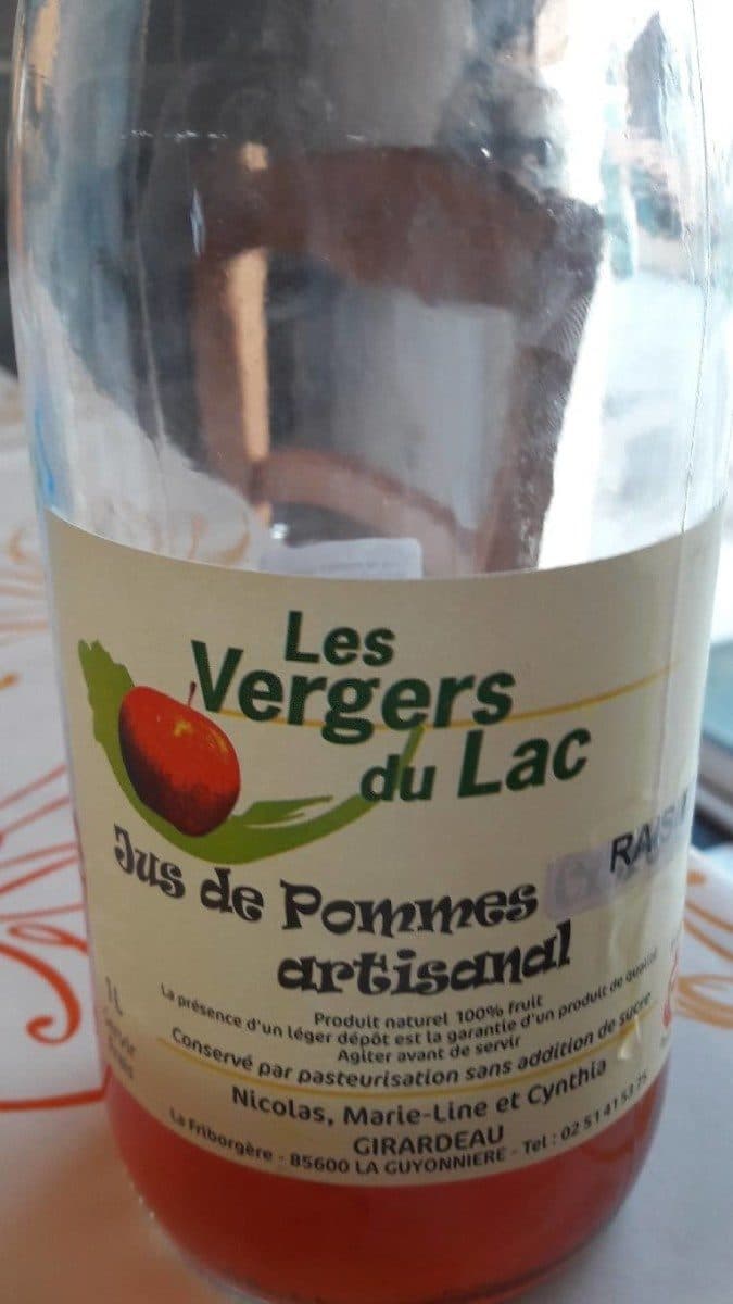 Open Food Facts Jus de pomme raisins packshot