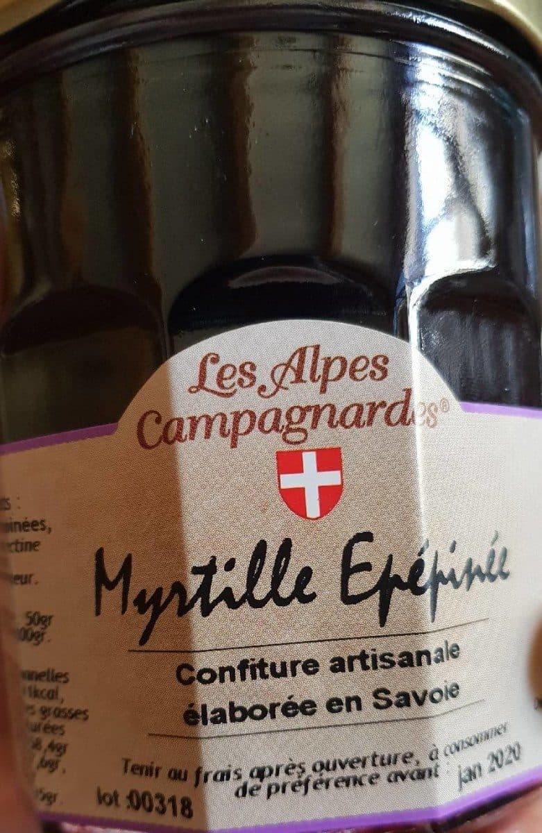 Les Alpes Campagnardes Myrtille Epépinée packshot