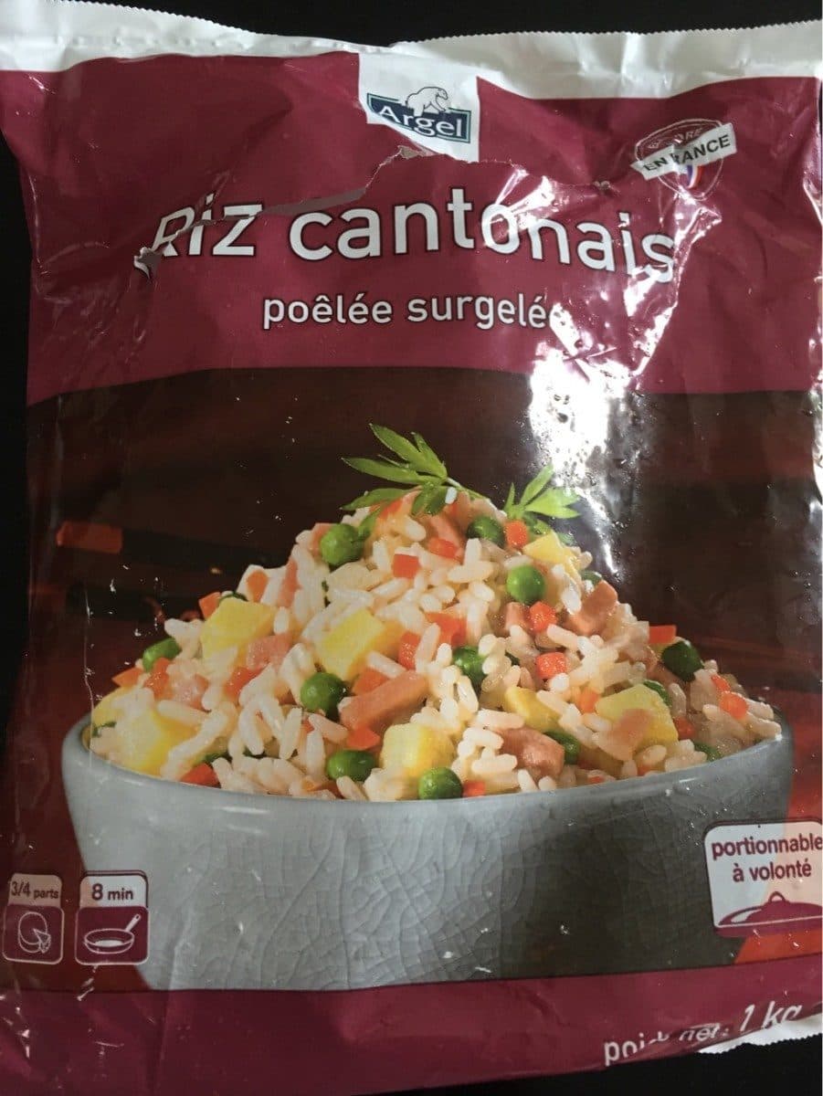 Argel riz cantonais packshot