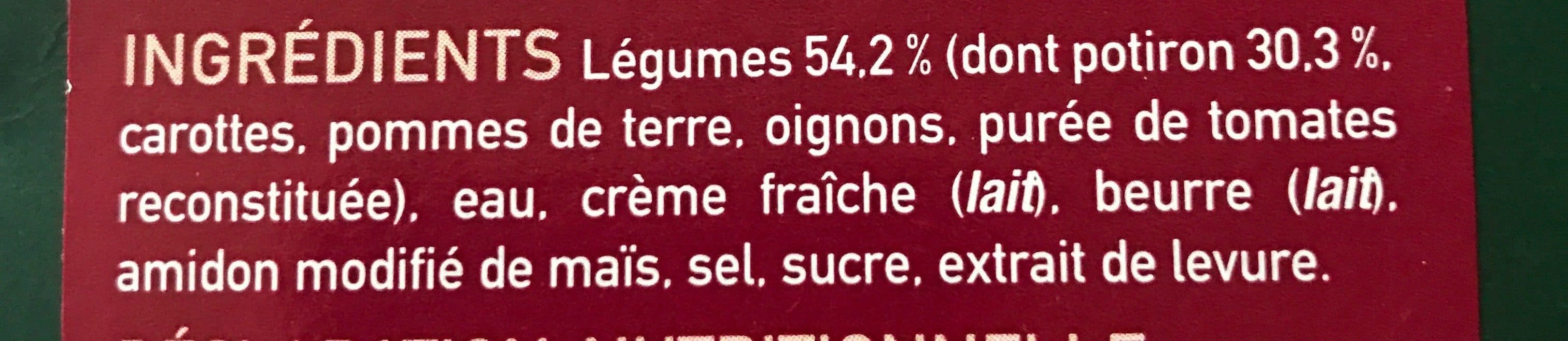 Argel Velouté de potiron et de légumes packshot