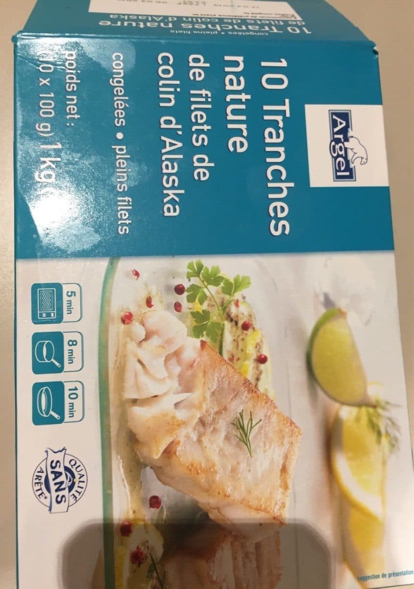 Argel Filets de colin d'alaska packshot