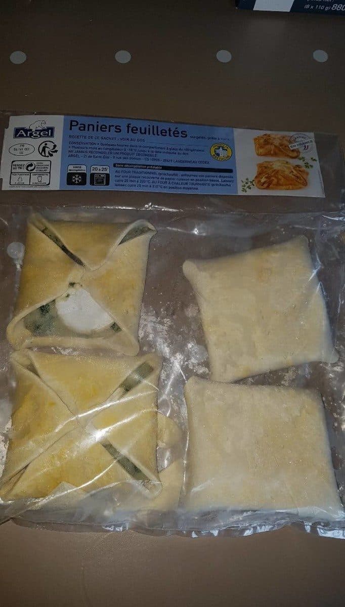 Argel Panier chevres epinard packshot
