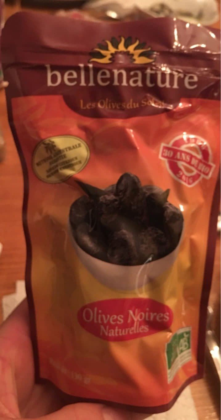 Bellenature 130G Olives Noires Nature packshot